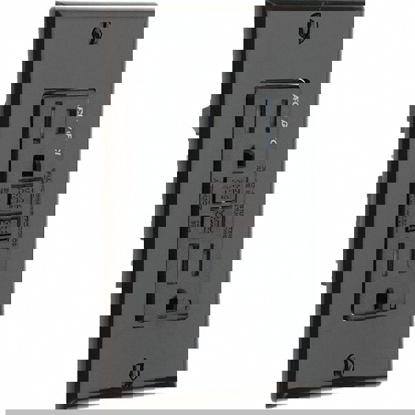 GFCI Receptacles; Grade: Commercial ; NEMA Configuration: 5-15R ; Amperage: 15 ; Reset Type: Manual ; Wiring Method: Back; Side ; Number of Phases: 1